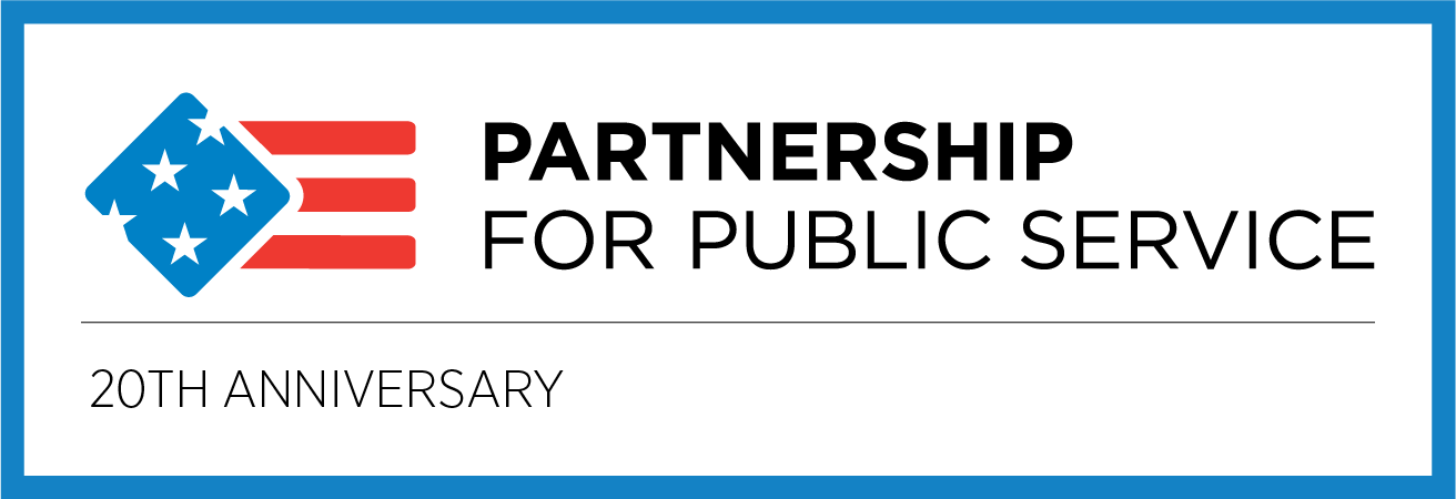 Partnership for Public Service 20th anniversary logo