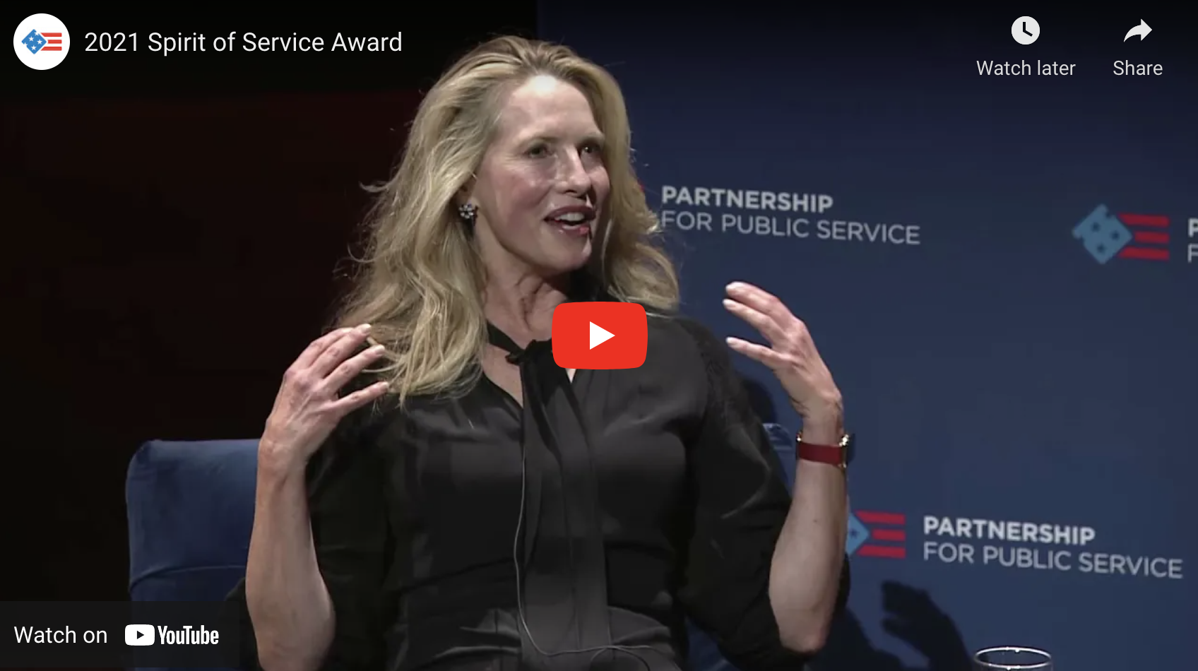 2021 Spirit of Service Award • Partnership for Public Service