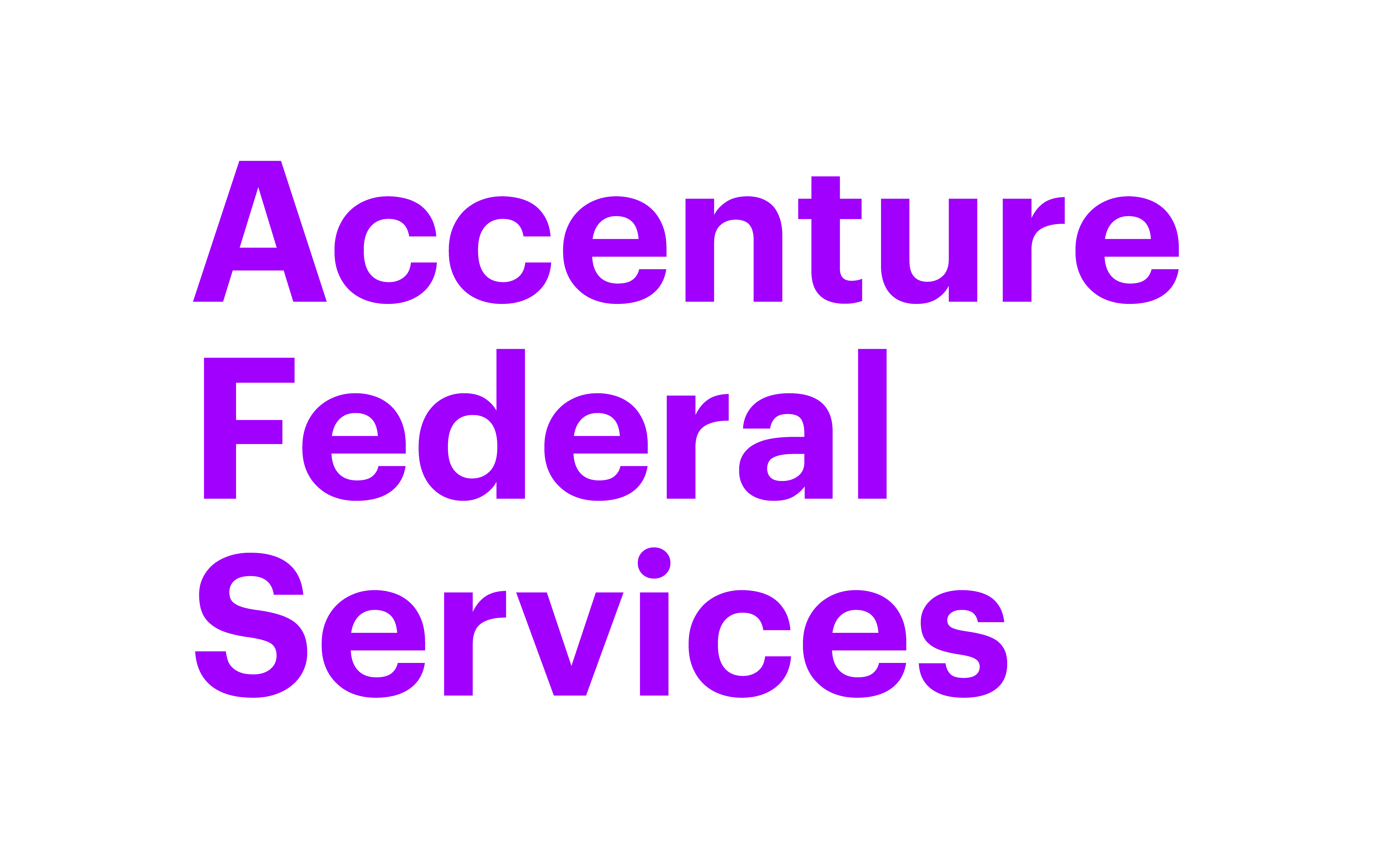 Logo for Accenture