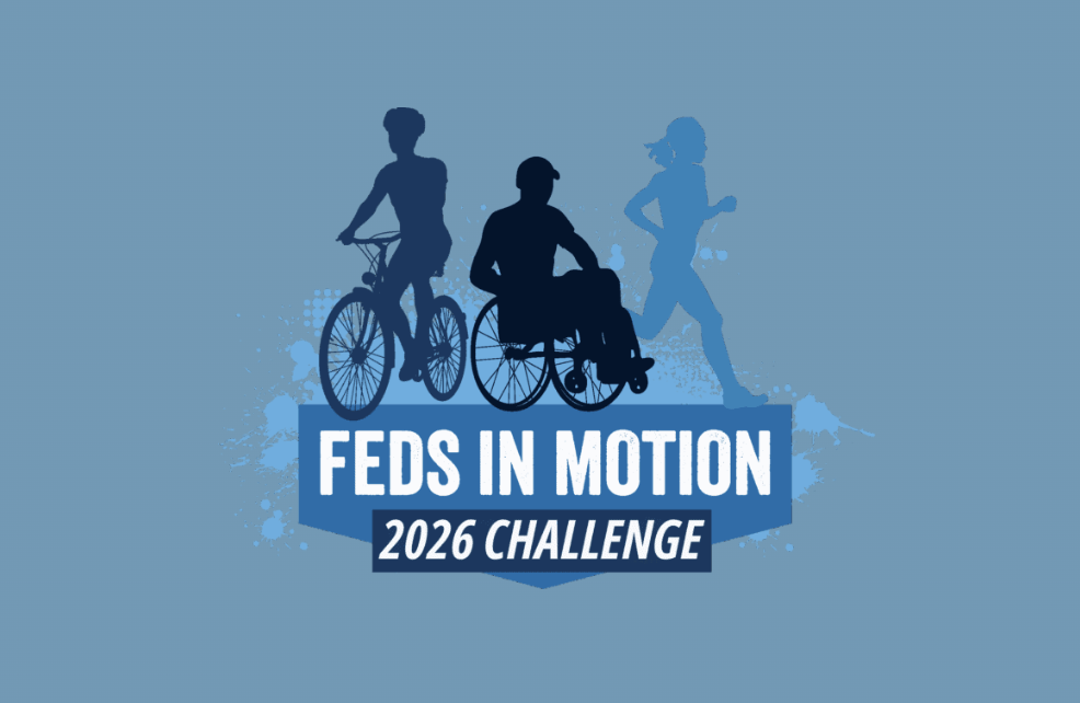 Blue logo for Feds in Motion 2026 Challenge